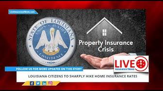 'Video thumbnail for Spanish Version - Louisiana Citizens to sharply hike home insurance rates'