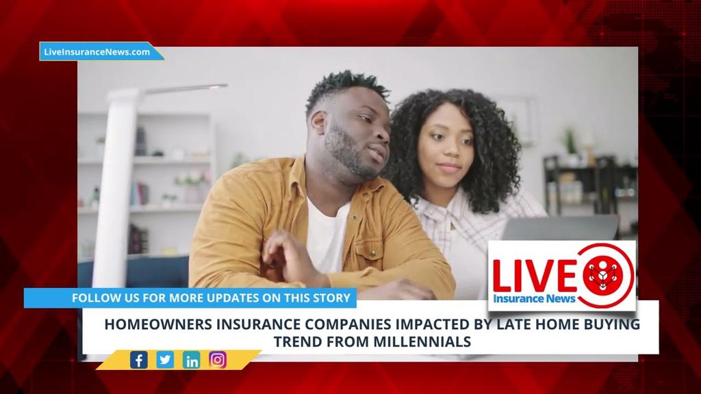 'Video thumbnail for Spanish - Homeowners insurance companies impacted by late home buying trend from Millennials'