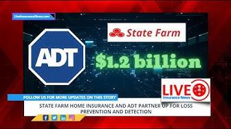 'Video thumbnail for State Farm home insurance and ADT partner up for loss prevention and detection'