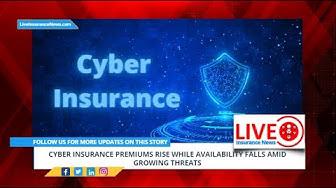 'Video thumbnail for Cyber insurance premiums rise while availability falls amid growing threats'