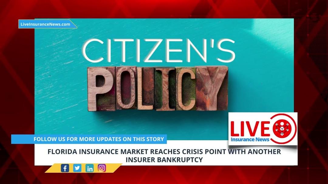 'Video thumbnail for Florida insurance market reaches crisis point with another insurer bankruptcy'