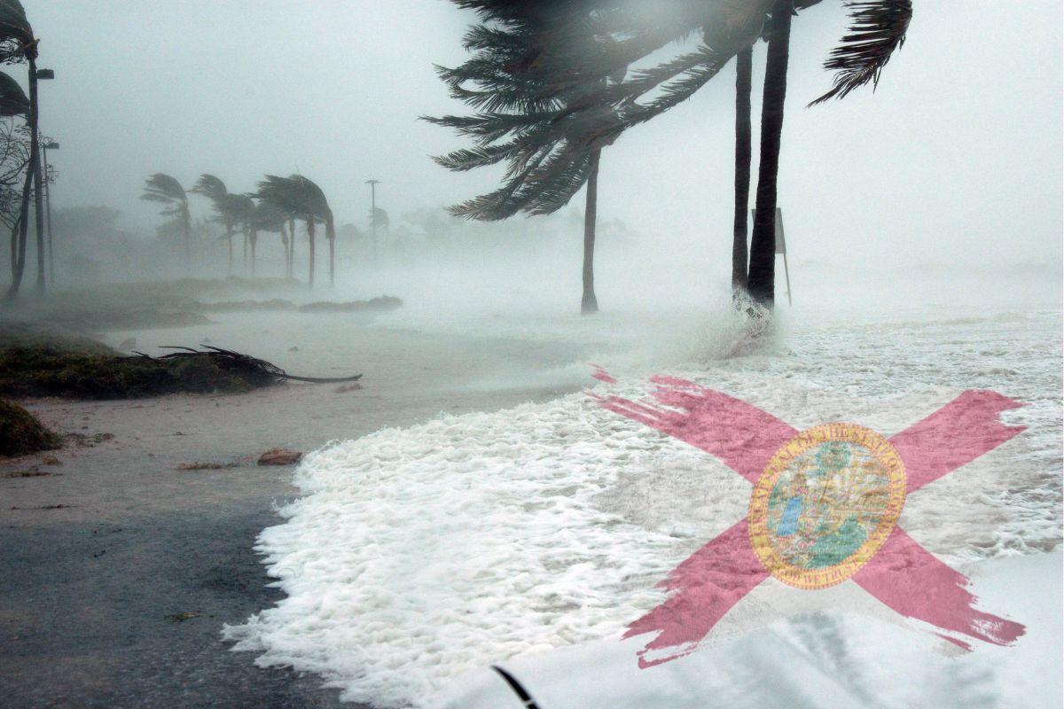 Hurricane Season - Storm on Beach in Florida