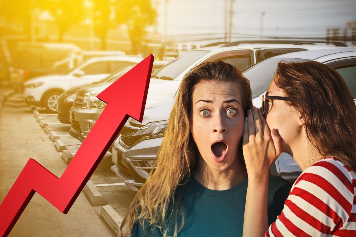 Allstate Insurance - A woman looking surprised - auto rates increase