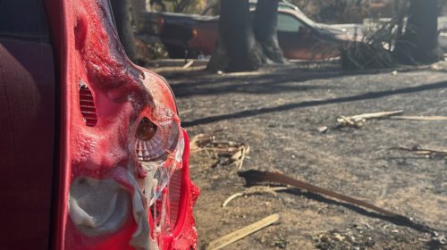 Los Angeles wildfires homes and cars totaled